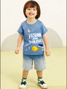 【พร้อมส่งจากกรุงเทพ】🚀 เสื้อยืดเด็ก แขนสั้น ผ้าคอตตอน100% เนื้อนุ่ม ระบายอากาศดี อายุ 3-10 ปี