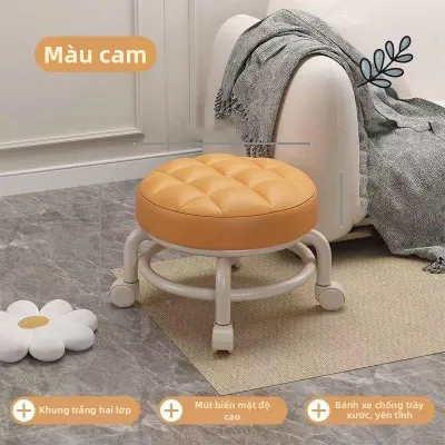 Ghế Đôn Có Bánh Xoay Thoải Mái Cho Ngồi Lâu Tại Nhà Dùng Đi Bộ Cho Bé