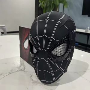 Hasbro | In Stock Miles Spider-Man 1:1 Scale Electronic Mask With Moving Glowing Eyes Ring Control Cosplay Toy Gift
