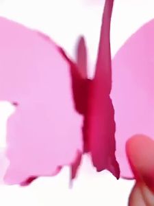 Dây treo trang trí hình bướm 3D bằng giấy DIY được chọn màu - BEAU4