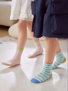 Purcotton | Pure Cotton Breathable Mesh Childrens Socks