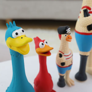 Pet Dog Latex Turkey Toy Husky Golden Retriever to Sleep with Bite-Resistant Toys Dog Funny Sound Toy