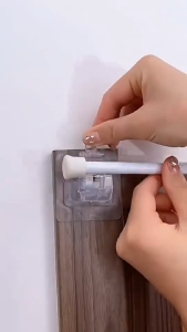 Multipurpose Curtain Rod Expandable & Hook Curtain Rail Rod Adjustable Retractable
