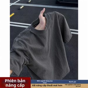 Áo Thun Cotton Thông Gió Màu Xám