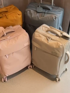 Koper Kain Super Ringan  Size Cabin Size Bagasi / Koper Travel Tahan Banting 20 Inch - Tas Trolley Zipper Anti Curi Cocok untuk Liburan Keluarga