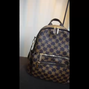 SKM Womens Printed Casual Backpack Beg Galas CS275