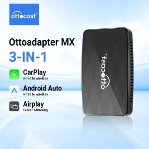 OTTOCAST AirPlay 3-in-1 Wireless CarPlay Android Auto Adapter 2025 New Screen MirroringCar Accessories