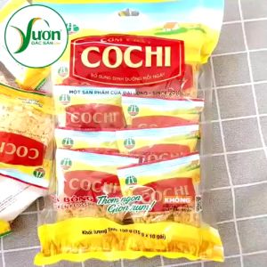 Cơm cháy chà bông COCHI 150 (10 gói nhỏ x 15g) Đại Long món ăn ngon đặc sản Ninh Bình - Vườn Đặc Sản