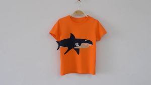 Soffny Kids Boy T-shirts Short Sleeve Cartoon T-Shirt Summer Baby Boys Cotton Top Cute Shirts