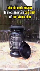 Máy bắt muỗi ruồi và côn trùng UVGREEN KM300 Công suất 16W An toàn Bảo hành 12 tháng