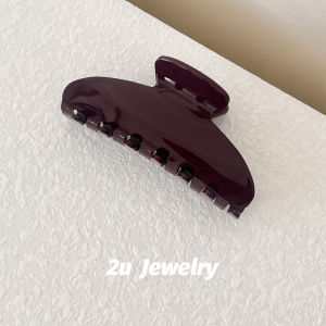 Mid-size Diamond Embedded Butterfly Knot Hair Clip French Half Updo Shark Clamp Autumn Winter New Style Fresh out Korean Style