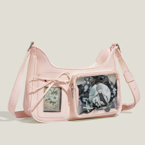 Original Japanese Style Crossbody Bag for Women Anime Conventions Barley Cereal Single Shoulder Satchel Casual Pure Color
