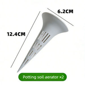 2-Piece Set of Gardening Potted Plant Soil Ventilation Funnels Plant Cooling Fertilizing Drainage and Dehumidification Tools