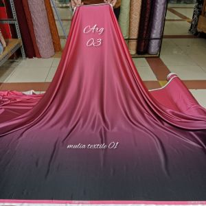 kain/bahan armany silk gradasi