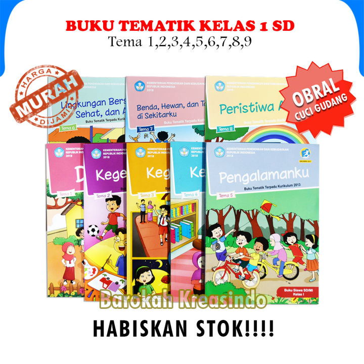 CUCI GUDANG - Buku Panduan Tematik Siswa Kelas 2 SD / MI Tema 1 2 3 4 5 ...
