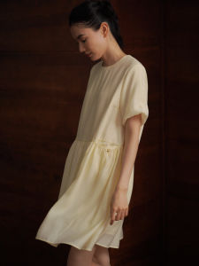 hacikis | Breezy Breathable A-Line Loose High Waist Pockets Dress