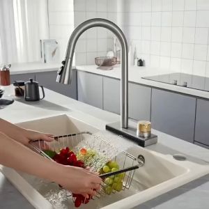 Kitchen sink faucet pull-out stainless steel faucet hot and cold water faucet,pull out faucet tap