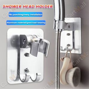 Shower Head Holder Adjustable Shower Rack Wall Mounted No Punching Bathroom Accessory