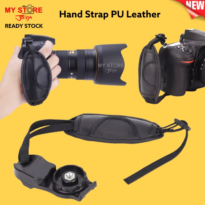 Strap Hand Grip Tangan PU Leather Tali Kamera Camera Canon EOS