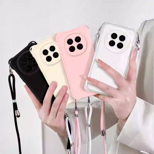 New Casing Honor 200 Smart Honor X9C Smart X9b X9a X9 X8 X7C 5G 4G Four Corners Drop-proof Fully Wrapped Design Soft Silicone Phone Case with Adjustable Slanting Neck Lanyard Back Strap