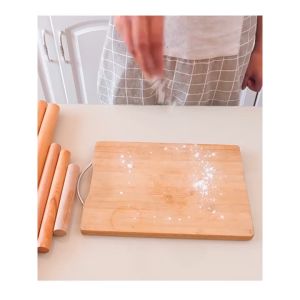 Dụng cụ làm bánh: Cây lăn bột cán bột bằng gỗ chống dính dạng thanh cho nhà bếp-ESTLA