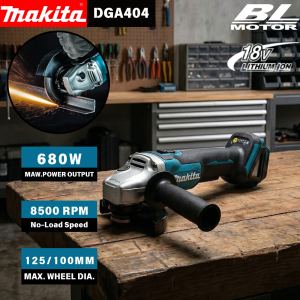 Makita | MAKITA DGA404 18V Cordless Angle Grinder 8500RPM Brushless for Rebar/Welding/Metal/Iron/Steel Cutting Heavy Duty 125mm