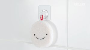 DeHUB Vacuum Pad ที่ห้อยของในห้องน้ำ ที่ห้อยของ ตะขออเนกประสงค์ ตะขอติดผนัง ตะขอแขวนติดผนัง ตะขอแขวน ที่แขวนติดผนัง ที่แขวนของ ตะขอแปะผนัง ไม่ต้องเจาะผนัง (Vacuum Pad Mini Hook O)