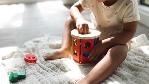 GM  Kids (ของแท้ USA พร้อมส่ง 1 - 4 ขวบ) ของเล่น บล๊อกหยอด เสริมพัฒนาการ รูปทรง Match & Roll Shape Sorter ( Melissa & Doug)  MD0275