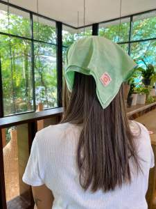 ผ้าโพกผม มัดย้อม 🐘🌼☘️ handmade Bandana