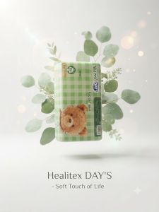 Heartex by Days Facial Tissue 170 sheets 100% natural fit for daily use in bathroom or kitchen