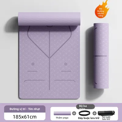 GUINDINI | Thảm Yoga Chống Trượt Giảm Sốc Im Lặng Dày Rộng Hơn