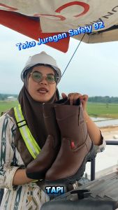 Sepatu Safety Boot Mirip King Cetah Kulit Buatan Ujung Besi Keselamatan Kerja Pabrik Proyek Bengkel Sepatu Safety Pria Sepatu Safety Ujung Besi Terlaris Sepatu Safety tahan Air kuat tahan lama terbaik Sepatu Pria wanita