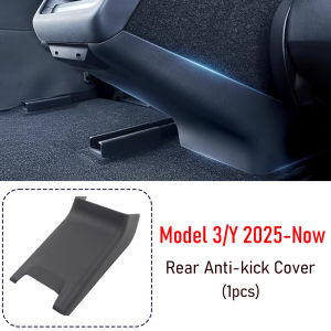 Rear Anti Kick Cover Protector Trim for Tesla Model Y Juniper Model 2025 2026 Air Condition Vent Outlet Kick Pad Mat Accessories