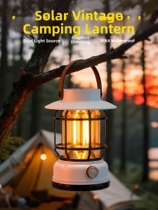 No Brand | Creative Solar Retro Mood Light Long Battery