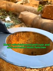 ✨No Need to Polish ✨Rust converter anti rust paint for metal 1000g Convert rust into a protective layer to prevent rust and mildew water-based metal Waterproof Metal Rust Conversion Agent metallic rust converter remover rust remover anti-rust primer