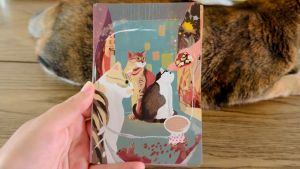 Embracing Cats and Dogs Postcards Pet Lover Gift Set