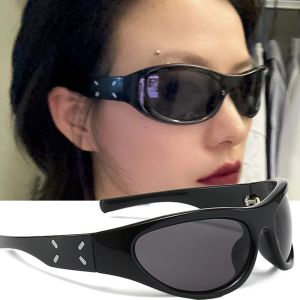 Y2K Sports Sunglasses Women Men Luxury Brand Fashion Classic Punk Cat Eye Sun Glasses Female Retro Sunglass Shades