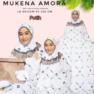 Mukena lajuran bordir amoera + Tas