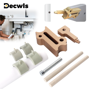 เครื่องมือซ่อมท่อน้ำระดับมืออาชีพ ซ่อมท่อ PPR/PE/PP/PVC เหมาะสำหรับเครื่องหลอมร้อน ซ่อมรูขนาด 6 มม./8 มม. รอยรั่วบริเวณกว้าง 20 มม./25 มม.