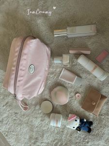 IAC Allin-Bag Extra Large Capacity 3D Version Waterproof Makeup Bag Travel Toiletry Bag Nylon Material Multi-Layered Interior