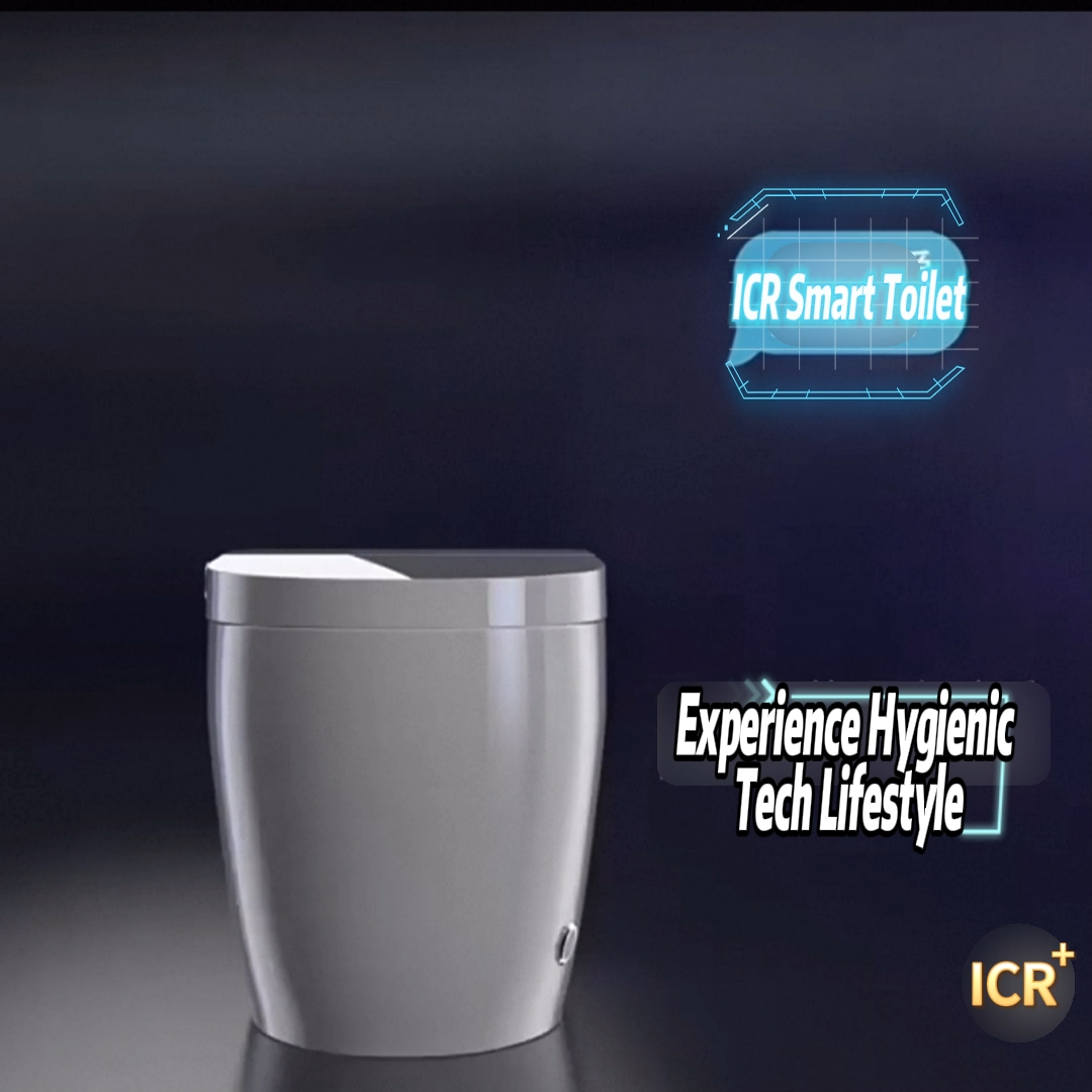 Picture of Smart Toilet With Tank Zero Water Pressure Limit Smart Sensing Warm ...