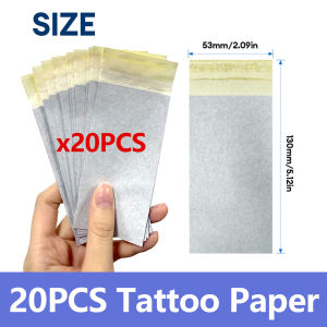 20/40/60pcs Tattoo Transfer Paper 53*130mm Tattoo Stencil Transfer Paper For 2inch Tattoo Thermal Printer Tattoo Small Pattern