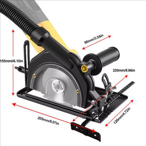 Hander Stand Convert Cutting Machine Base Woodworking Table for Angle Grinders 100-125 With Dust Cover 45° Adjustable