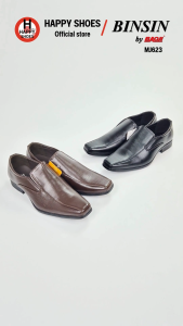 [🥇ของแท้100%🚚ส่งเร็ว🔢เบอร์39-45] BINSIN by BAOJI รุ่น MJ623 รองเท้าโลฟเฟอร์ รองเท้าคัทชูหนังชาย รองเท้าทางการชาย