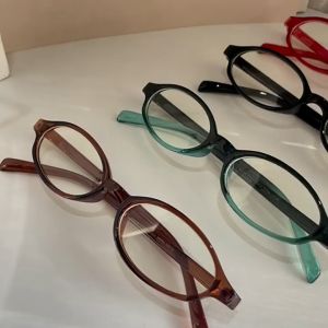 Japanese And Korean Small Frame Glasses Retro Y2K Street Style Eyeglasses Fashionable Gradient Glasses Frames 眼镜