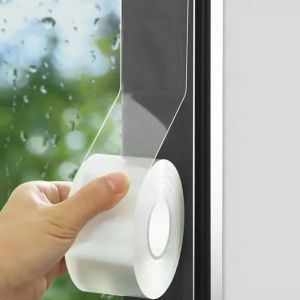 Waterproof and stain-resistant nano-tape easy to apply to sealing pools kitchens and various surfaces in homes and dining roo