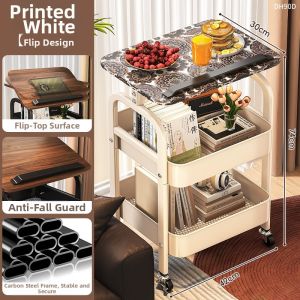 HANYUXUAN | Installation Free Foldable Multipurpose Storage Rack with Wheels