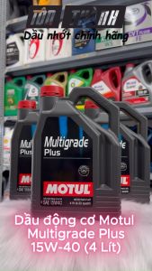 [ HÀNG CHÍNH HÃNG MOTUL ] NHỚT XE HƠI MOTUL MULTIGRADE PLUS 15W40 (4L) Dầu Nhớt Động Cơ 4L Nhớt Đa Cấp Cho Xe Hơi - Lazada