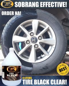 MAC TIRE BLACK CLEAR TIRE DRESSING CLEAR FINISH BLACK SHINE NON-STICKY WEATHER RESISTANT