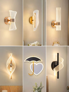 Modern Minimalist Creative Childrens Room Wall Lamp Nordic Personality Living Room Bedroom Headboard Internet Famous Luxury Small Wall Lamp